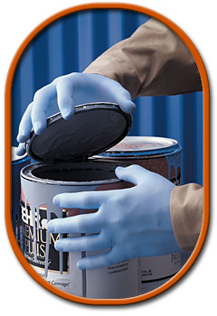 GLOVE NITRILE DISP 4 MIL;POWDER FREE 10 BX CS - Latex, Supported